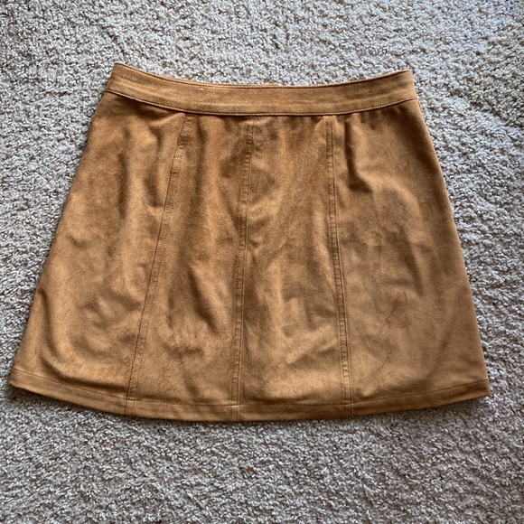 Mudd Suede Brown Skirt - Picture 3 of 3